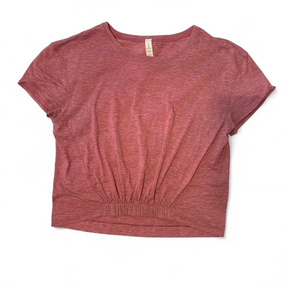 Lululemon scrunch workout t-shirt